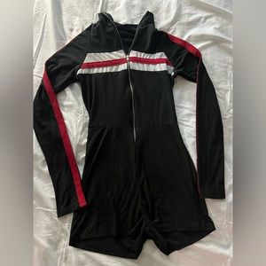 Woman's small black romper